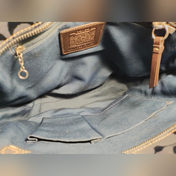 Coach Leatherware 1941 Navy Blue Shoulder Bag - Picture 9 of 10